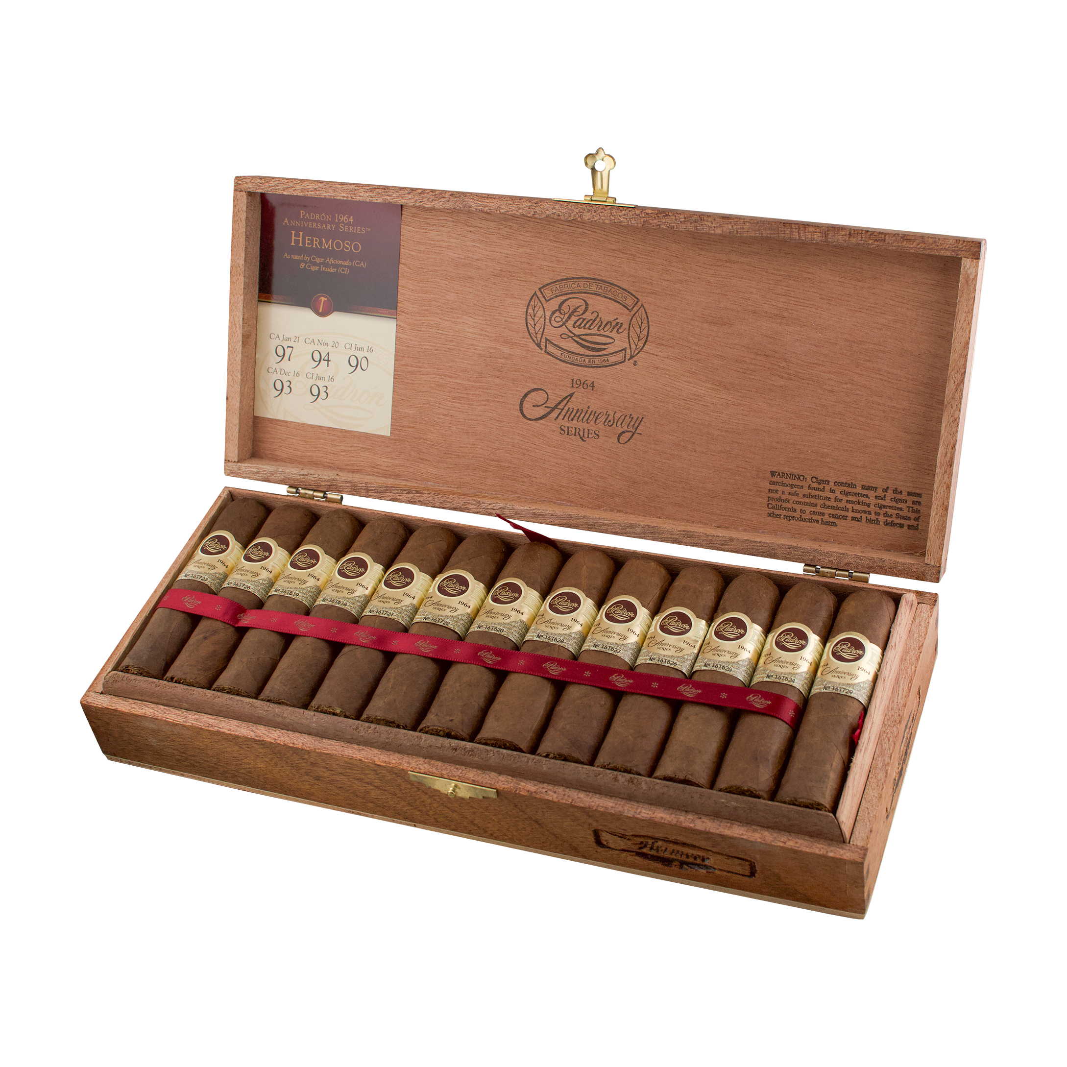 Padron 1964 Anniversary Hermoso Natural Short Robusto Cigar - Box